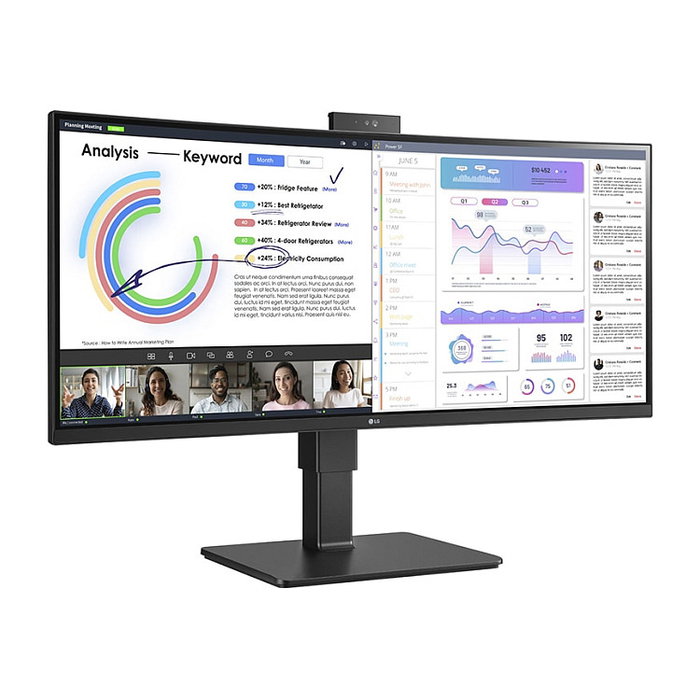 LG 34BQ77QC Monitor 34" UWQHD (3440x1440) IPS 21:9 5ms HDMI USB-C HDR10 Negro LG 34BQ77QC Monitor 34" UWQHD (3440x1440) IPS 21:9 5ms HDMI USB-C HDR10 Negro