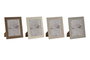 DKD Home Decor Pack de 4 Marcos de Fotos con Cristal Surtidos 26,2x1,6x31,2 cm