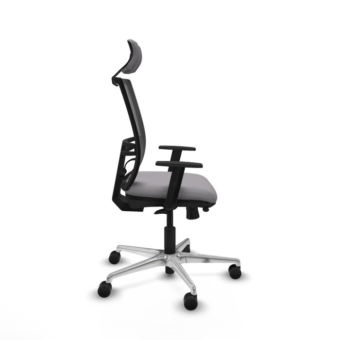 PIQUERAS Y CRESPO Silla de oficina Yunquera con mecanismo Sincro/Traslack, Gris y Negro PIQUERAS Y CRESPO Silla de oficina Yunquera con mecanismo Sincro/Traslack, Gris y Negro