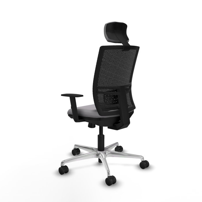 PIQUERAS Y CRESPO Silla de oficina Yunquera con mecanismo Sincro/Traslack, Gris y Negro PIQUERAS Y CRESPO Silla de oficina Yunquera con mecanismo Sincro/Traslack, Gris y Negro