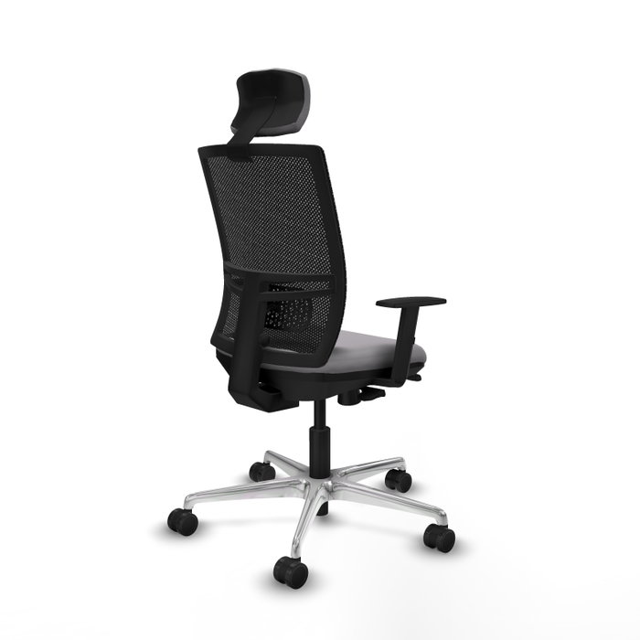 PIQUERAS Y CRESPO Silla de oficina Yunquera con mecanismo Sincro/Traslack, Gris y Negro PIQUERAS Y CRESPO Silla de oficina Yunquera con mecanismo Sincro/Traslack, Gris y Negro