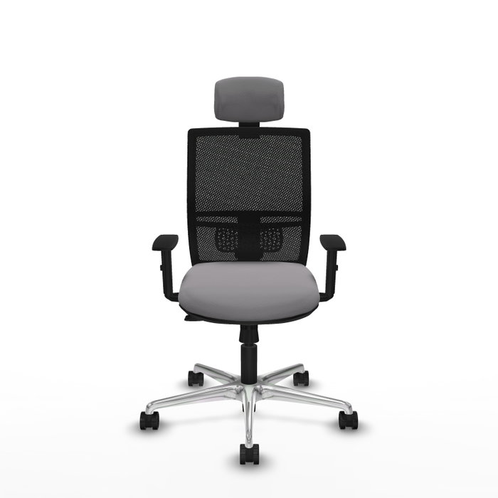 PIQUERAS Y CRESPO Silla de oficina Yunquera con mecanismo Sincro/Traslack, Gris y Negro PIQUERAS Y CRESPO Silla de oficina Yunquera con mecanismo Sincro/Traslack, Gris y Negro