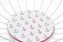 DKD Home Decor Frutero Costa peces Multicolor