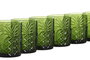 DKD Home Decor Set de 6 Vasos de Cristal Verde con Diseño de Piñas, 300ml