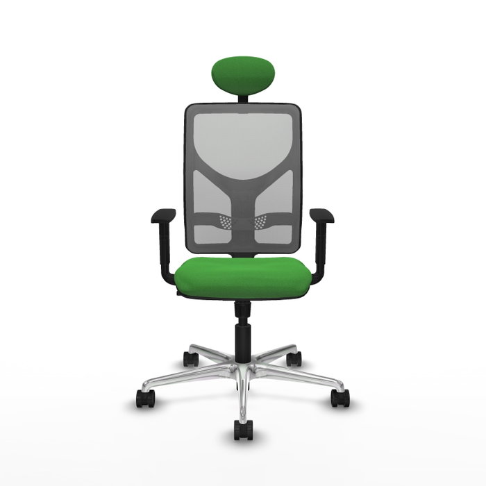 PIQUERAS Y CRESPO Silla de oficina Motilla con mecanismo Sincro, Verde y Gris PIQUERAS Y CRESPO Silla de oficina Motilla con mecanismo Sincro, Verde y Gris