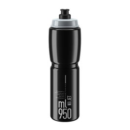 Elite BIDON JET 950 ml Negro Logo Gris