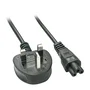 Lindy 30409 Cable de Alimentación 2 m C5 Acoplador Negro