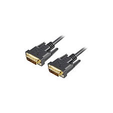 Sharkoon Cable DVI-D a DVI-D (24+1) 1m Negro