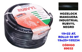 HOZELOCK Manguera Industrial Rubvyl Negro 19=22