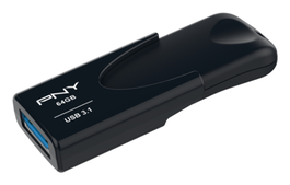 PNY Attaché 4 Unidad Flash USB 64 GB USB Tipo A 3.2 Gen 1 Negro