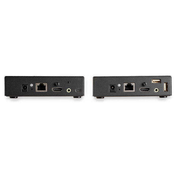 StarTech SV565HDIP Extensor KVM HDMI 4K 30Hz por IP con USB 2.0, Audio 7.1 y Concentrador USB, Hasta 100 m por CAT5e/CAT6, Negro