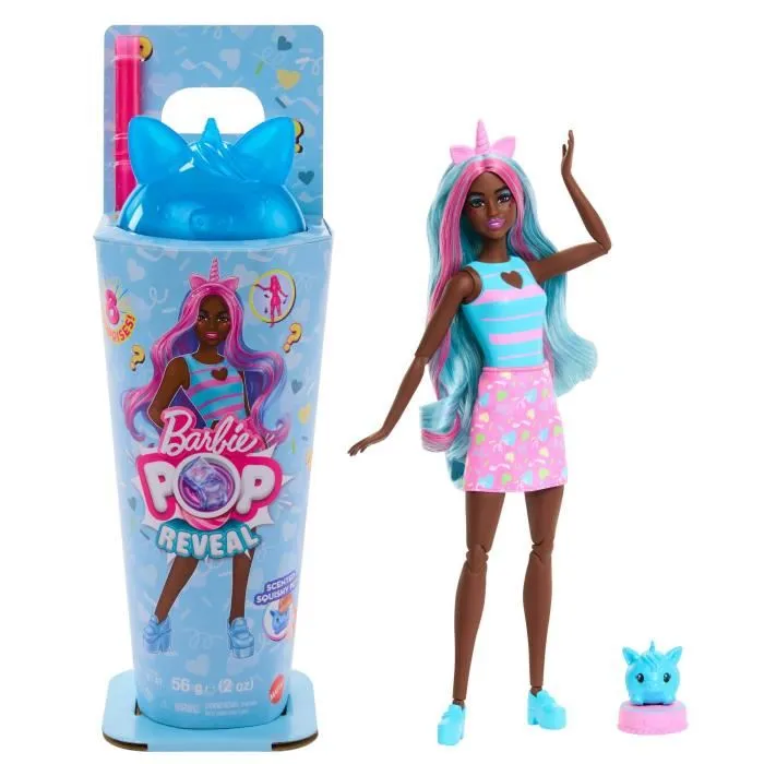 Barbie POP REVELAR UNICORNIO AZUL MATJCN86 Barbie POP REVELAR UNICORNIO AZUL MATJCN86