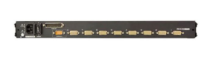 Aten CL5708 KVM Switch PS/2-USB VGA LCD de Carril Único, 8 Puertos, Monitor LED 17", Rack 1U IT
