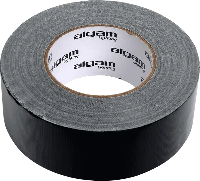 ALGAMLIGHT Rollo de Cinta Adhesiva Negra Gaffer 5cm x 50 Metros Brillante de 230 micras ALGAMLIGHT Rollo de Cinta Adhesiva Negra Gaffer 5cm x 50 Metros Brillante de 230 micras