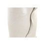 DKD Home Decor Jarrón de Cerámica Hoja Artesanal Blanco
