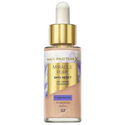 Max Factor MIRACLE PURE Skin Reset Serum Foundation 10 - 30-Fair