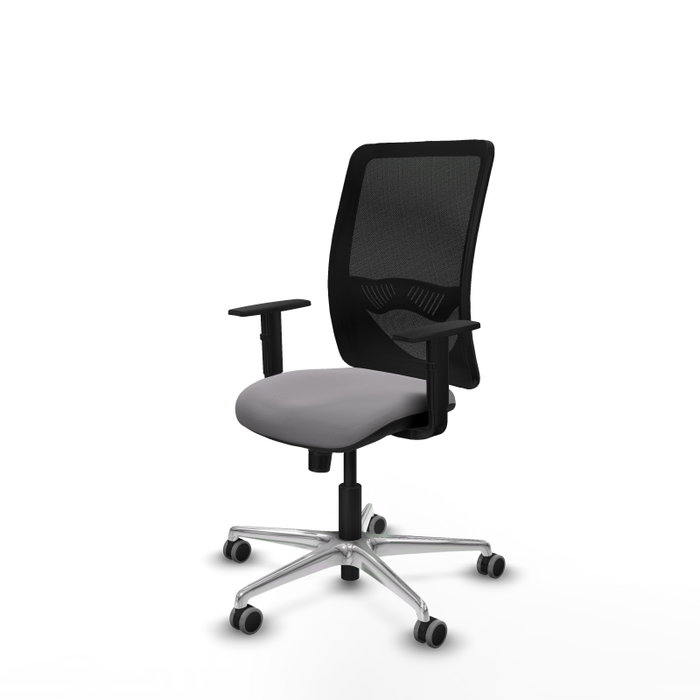 PIQUERAS Y CRESPO Silla de oficina Zulema Gris y Negro PIQUERAS Y CRESPO Silla de oficina Zulema Gris y Negro