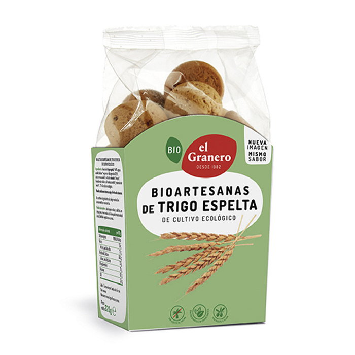 El Granero Integral Galletas Artesanas de Espelta Bio 220g