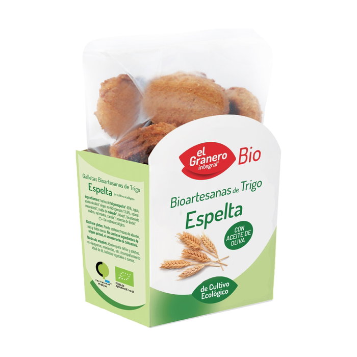 El Granero Integral Galletas Artesanas de Espelta Bio 220g Pack 12 Unidades El Granero Integral Galletas Artesanas de Espelta Bio 220g Pack 12 Unidades