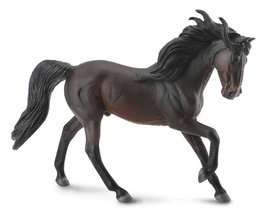 Collecta Semental Andaluz Castaño Oscuro XL Réplica 88463 Pintada a Mano