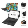SUBBLIM Funda con Teclado Keytab Pro BT Trendy Comic para Tablets de 9-11 Pulgadas, Bluetooth 5.2, Español
