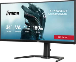 iiyama G-MASTER GCB3484WQSU-B1 Red Eagle 34 el monitor gaming curvo de 180Hz con resolución UltraWide Quad HD