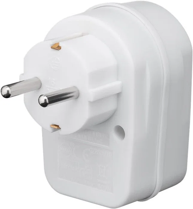 Goobay Protector de sobretensión y red 3500W, Blanco