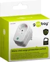 Goobay 51270 Enchufe Inteligente Blanco - Protector de Sobretensión 3500W con Interruptor y LED, Certificado CE/GS, 230V