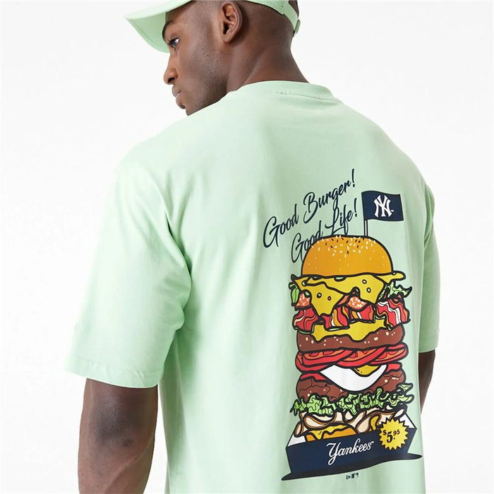 Camiseta de Manga Corta Hombre New Era New York Yankees MLB Burger Verde S