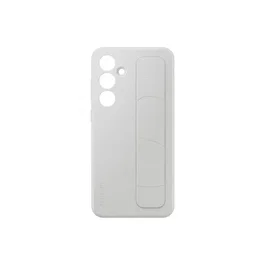 Samsung Funda de silicona con correa para Samsung Galaxy S24 FE Gris
