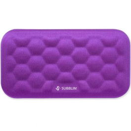 Subblim Reposamuñecas Ergo AirPadding Purpura, Soporte para Muñecas, Tecnología AirMesh 3D, Base Antideslizante, 130x80x20 mm