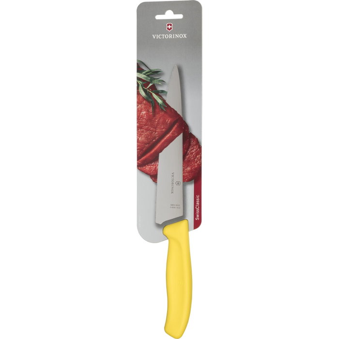 Victorinox Cuchillo de filetear Swiss Classic 19cm Amarillo/Plata de borde recto. Victorinox Cuchillo de filetear Swiss Classic 19cm Amarillo/Plata de borde recto.