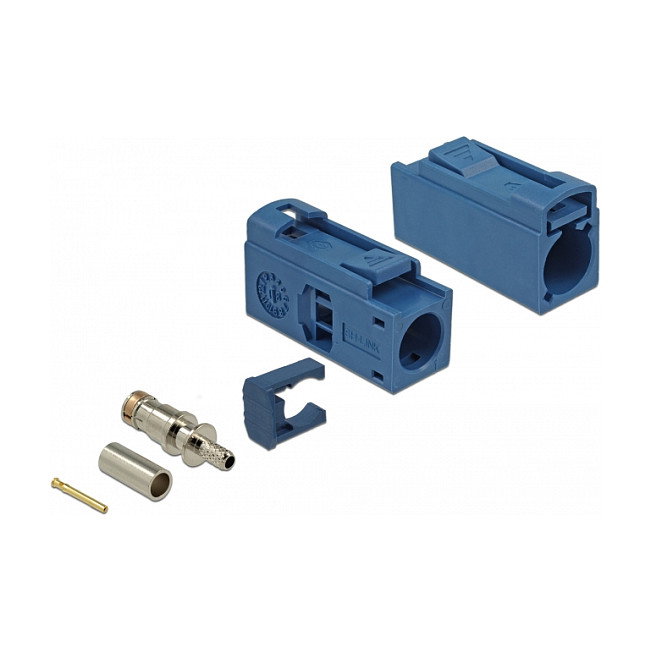 DeLOCK 89687 Conector coaxial FAKRA C Macho Azul DeLOCK 89687 Conector coaxial FAKRA C Macho Azul