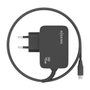 Aisens Cargador GaN 45W USB-C PD3.0 con Cable de 1,8m Negro