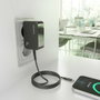 Aisens Cargador GaN 45W USB-C PD3.0 con Cable de 1,8m Negro