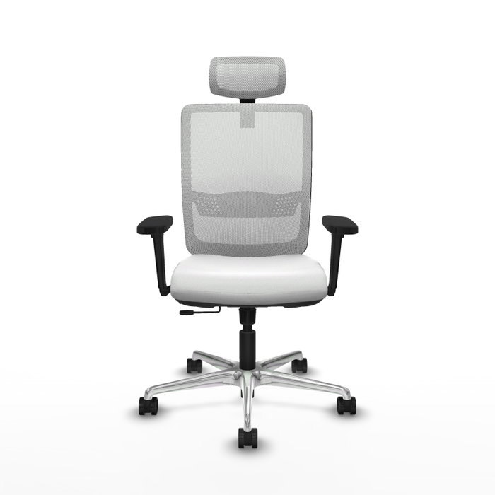 PIQUERAS Y CRESPO Silla de oficina Haches con mecanismo Sincro/Traslack color Blanco PIQUERAS Y CRESPO Silla de oficina Haches con mecanismo Sincro/Traslack color Blanco