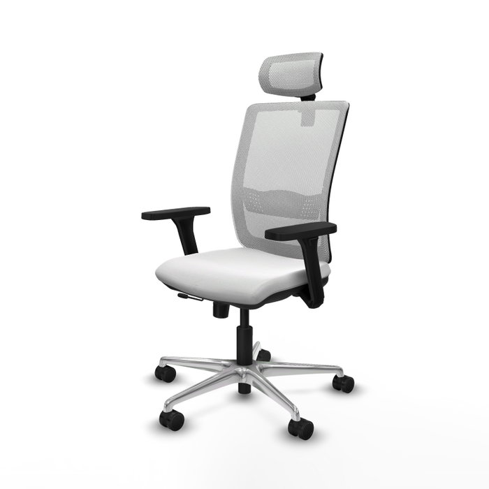PIQUERAS Y CRESPO Silla de oficina Haches con mecanismo Sincro/Traslack color Blanco PIQUERAS Y CRESPO Silla de oficina Haches con mecanismo Sincro/Traslack color Blanco