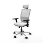 PIQUERAS Y CRESPO Silla de oficina Haches con mecanismo Sincro/Traslack color Blanco