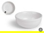 Vessia Bowl Porcelana Blanco Redondo 13 cm (Ancho x Largo) x 4.6 cm (Alto) Apto Lavavajillas Microondas (Set de 36)