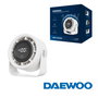 Daewoo Ventilador Sobremesa USB Recargable 10W con Display para Ordenador y Oficina - Display