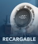 Daewoo DW9019 Ventilador de Sobremesa Recargable Blanco