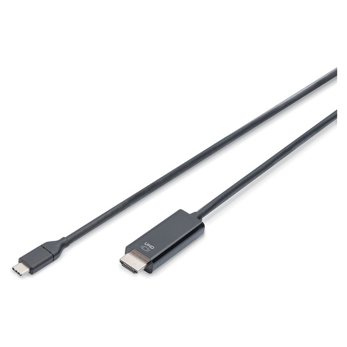 Digitus Adaptador USB-C a HDMI 4K, USB 3.2 Gen2, Cable Convertidor USB Tipo C Macho a DisplayPort Macho, 2 Metros, Negro Digitus Adaptador USB-C a HDMI 4K, USB 3.2 Gen2, Cable Convertidor USB Tipo C Macho a DisplayPort Macho, 2 Metros, Negro