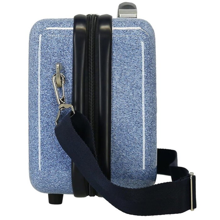 JOUMMA BAGS Neceser ABS It Rain Bows Minnie Disney adaptable 29x21x15cm con dos compartimentos y banda trasera