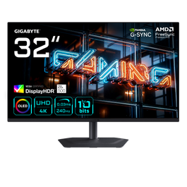 Gigabyte MO32U24 Monitor Gaming QD-OLED 4K 31,5 pulgadas 240Hz