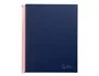 Liderpapel Cuaderno Espiral A4 Micro Jolly Tapa Forrada 140 Hojas 75gr Cuadro 5mm 5 Bandas Color Azul