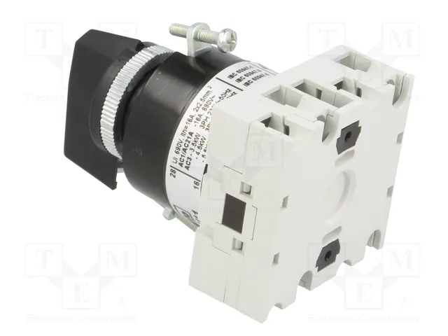 LOVATO ELECTRIC Interruptor de leva 16A 0-1 con 2 posiciones estables