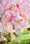Taito Prize Hatsune Miku Estatua Sakura Miku Japanese Cafe Ver. Reissue