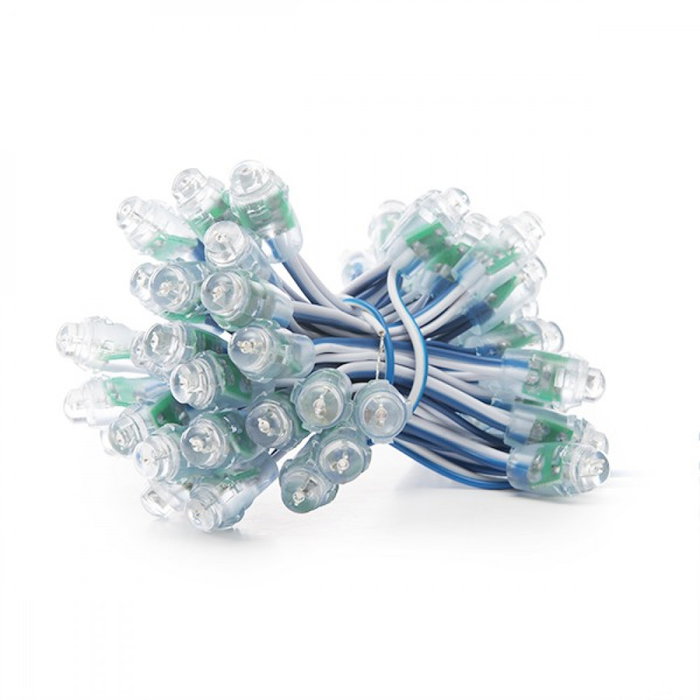 Epistar Pixel LED 0.1W 2Lm 12Mm 5V Azul (Cadena 50 Unidades) Epistar Pixel LED 0.1W 2Lm 12Mm 5V Azul (Cadena 50 Unidades)