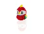 Imaginovo Juego de mini bloques de construcción Shape It pájaro rojo 157 piezas