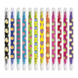 ERIK Set 12 rotuladores borrables Fruits Pusheen